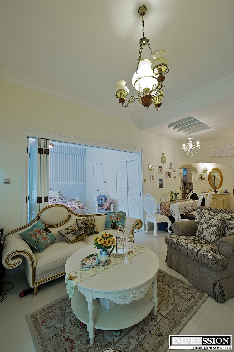 Classical, Country, Retro Design - Living Room - Condominium - Design by Impression Design Firm Pte Ltd