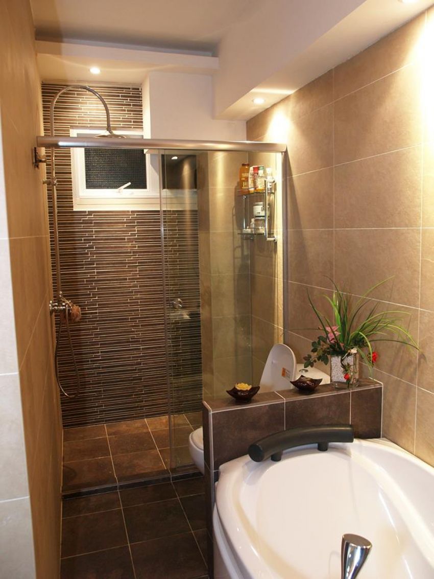 Country, Victorian Design - Bathroom - HDB Executive Apartment - Design by Impression Design Firm Pte Ltd
