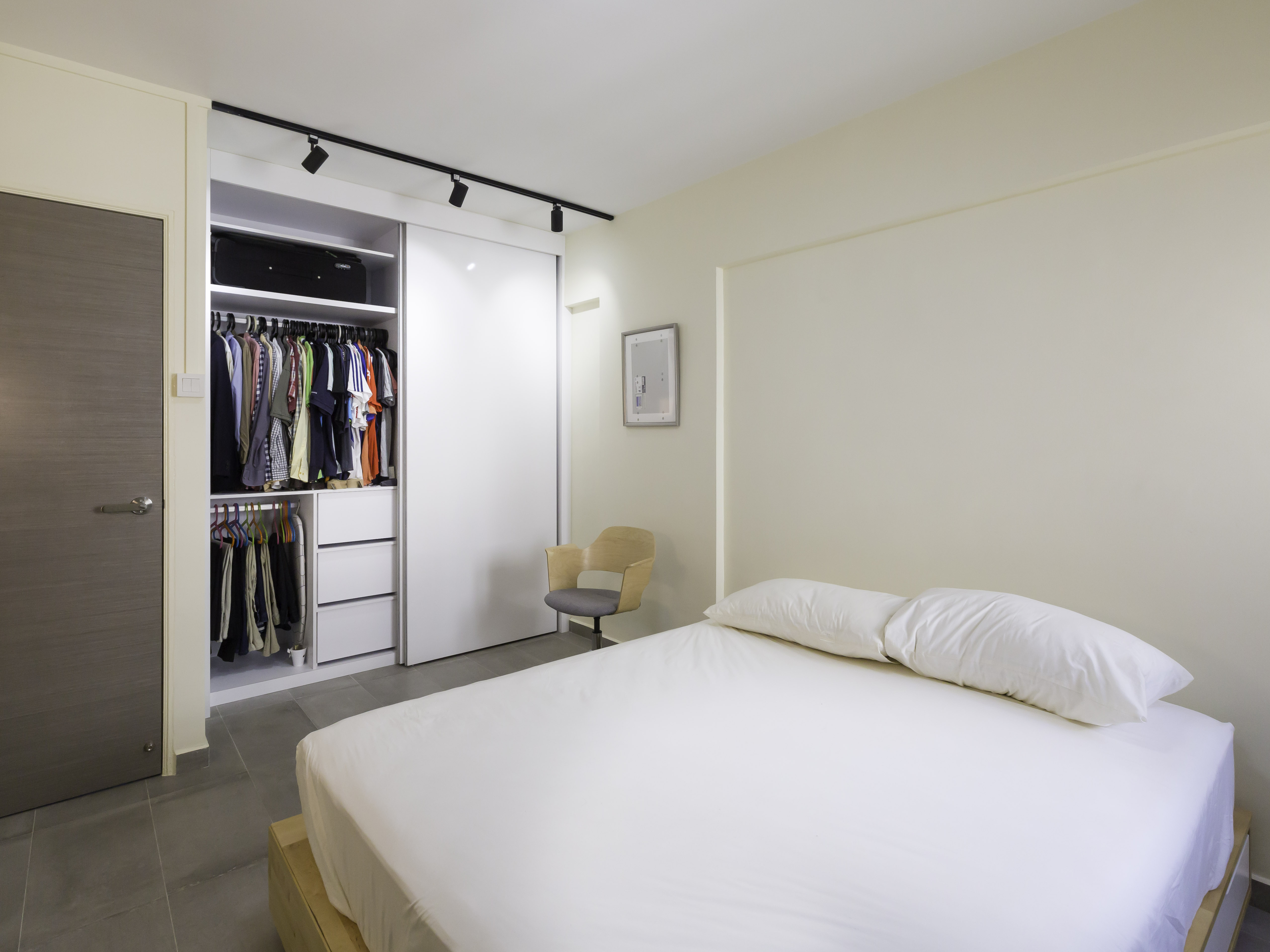 Minimalist Design - Bedroom - HDB 3 Room - Design by In2Space Interior Pte Ltd