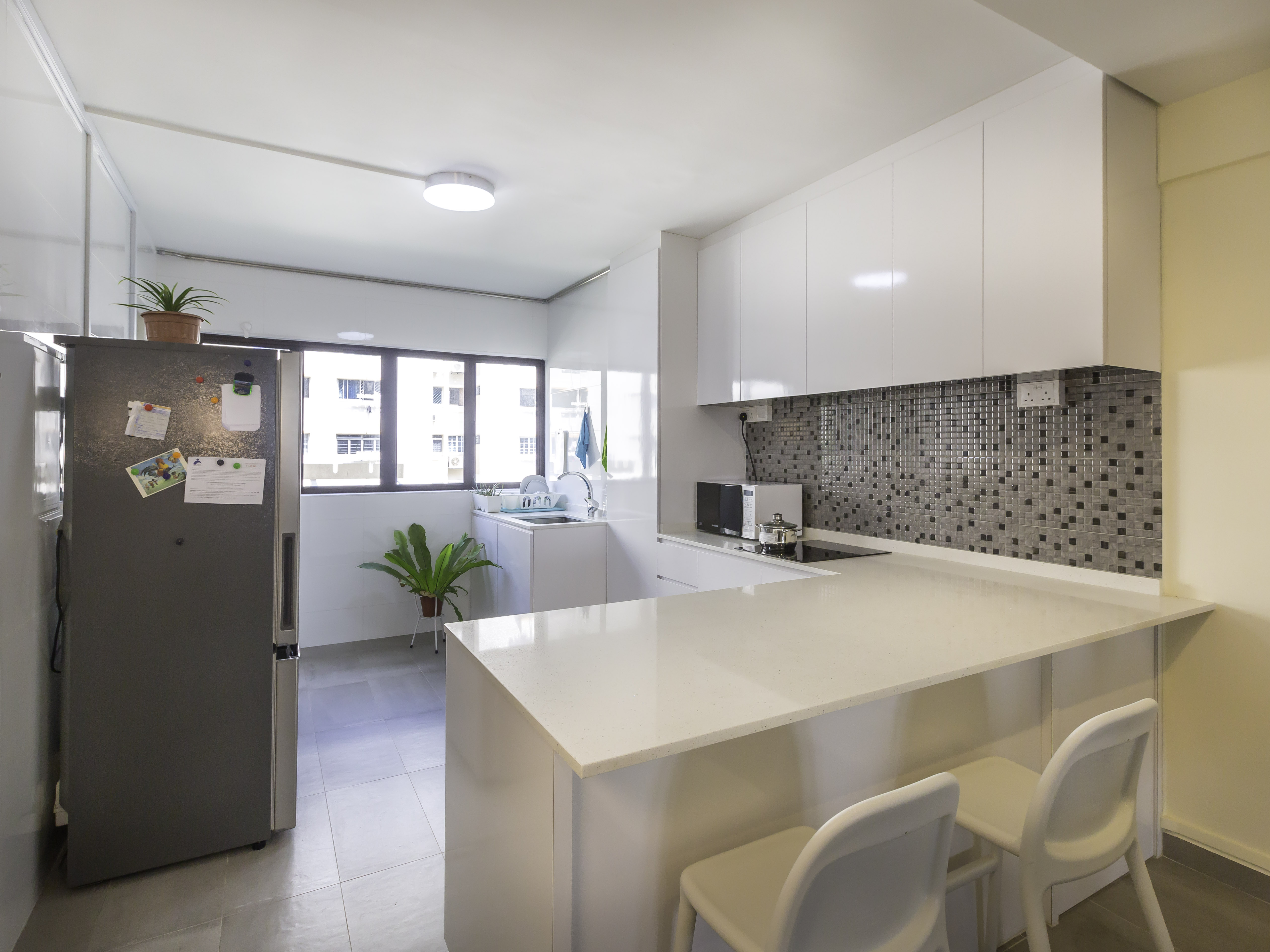 Minimalist Design - Kitchen - HDB 3 Room - Design by In2Space Interior Pte Ltd