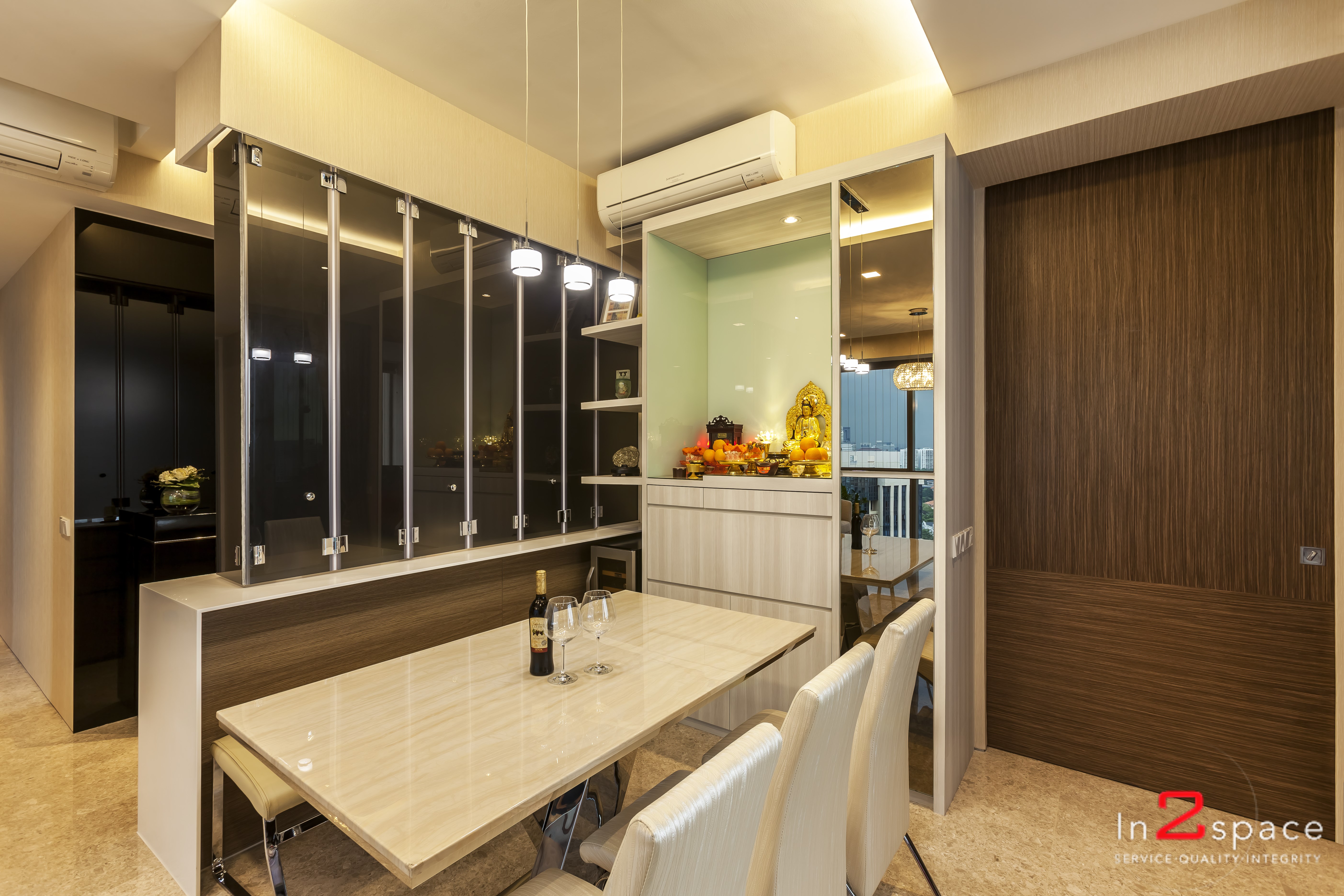 Contemporary, Modern Design - Dining Room - Condominium - Design by In2Space Interior Pte Ltd