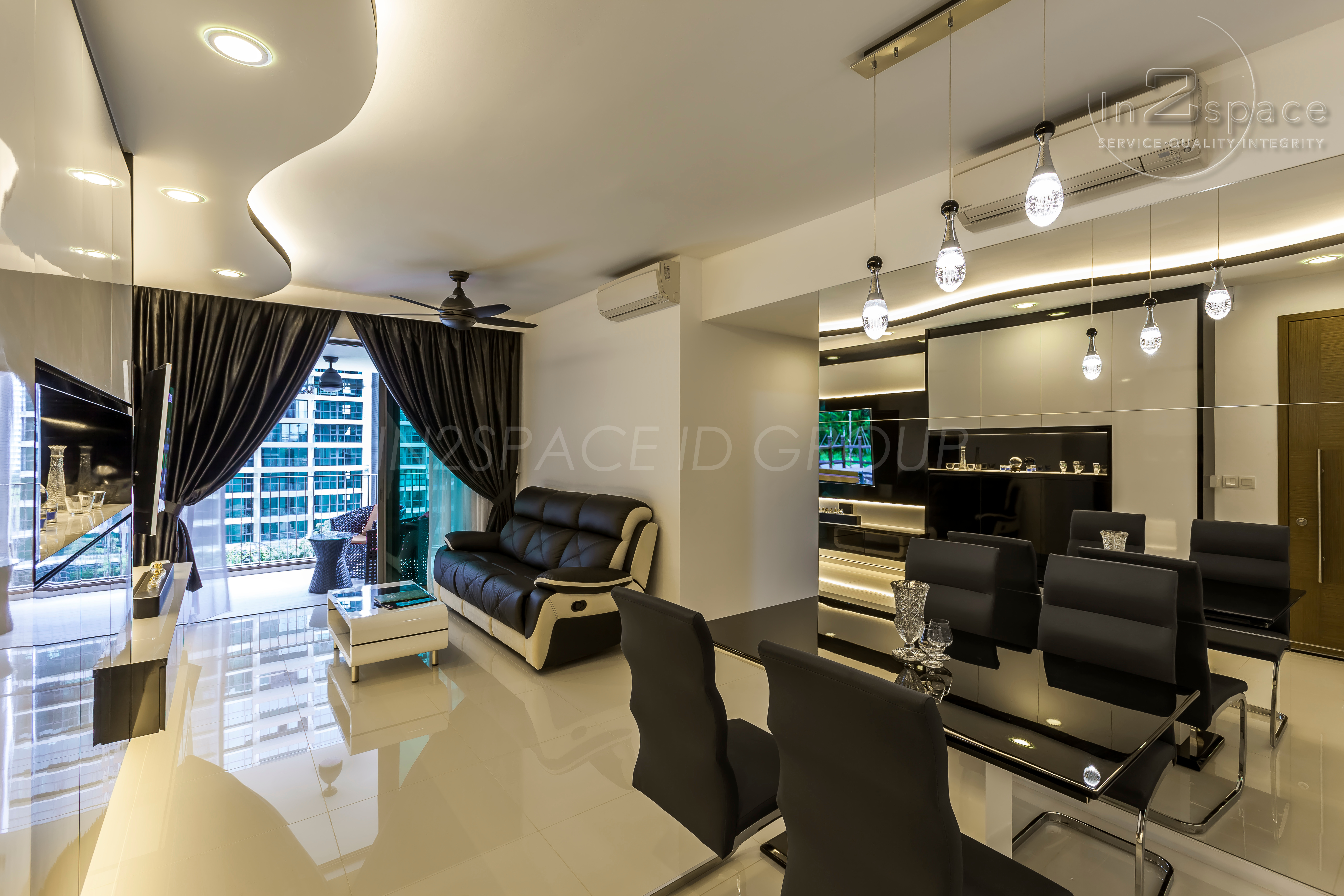 Contemporary, Modern Design - Dining Room - Condominium - Design by In2Space Interior Pte Ltd