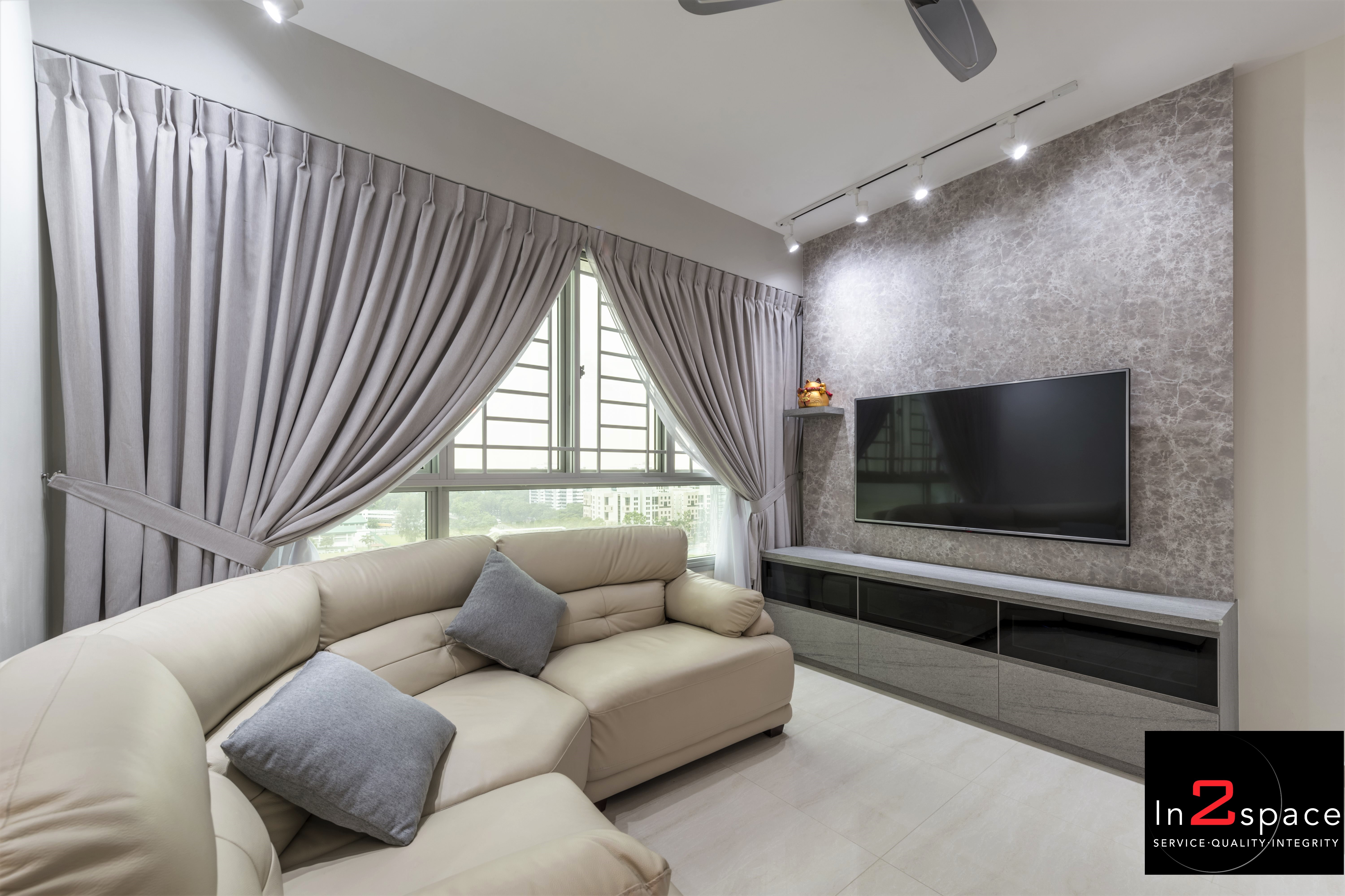 Contemporary, Modern, Scandinavian Design - Living Room - HDB 5 Room - Design by In2Space Interior Pte Ltd