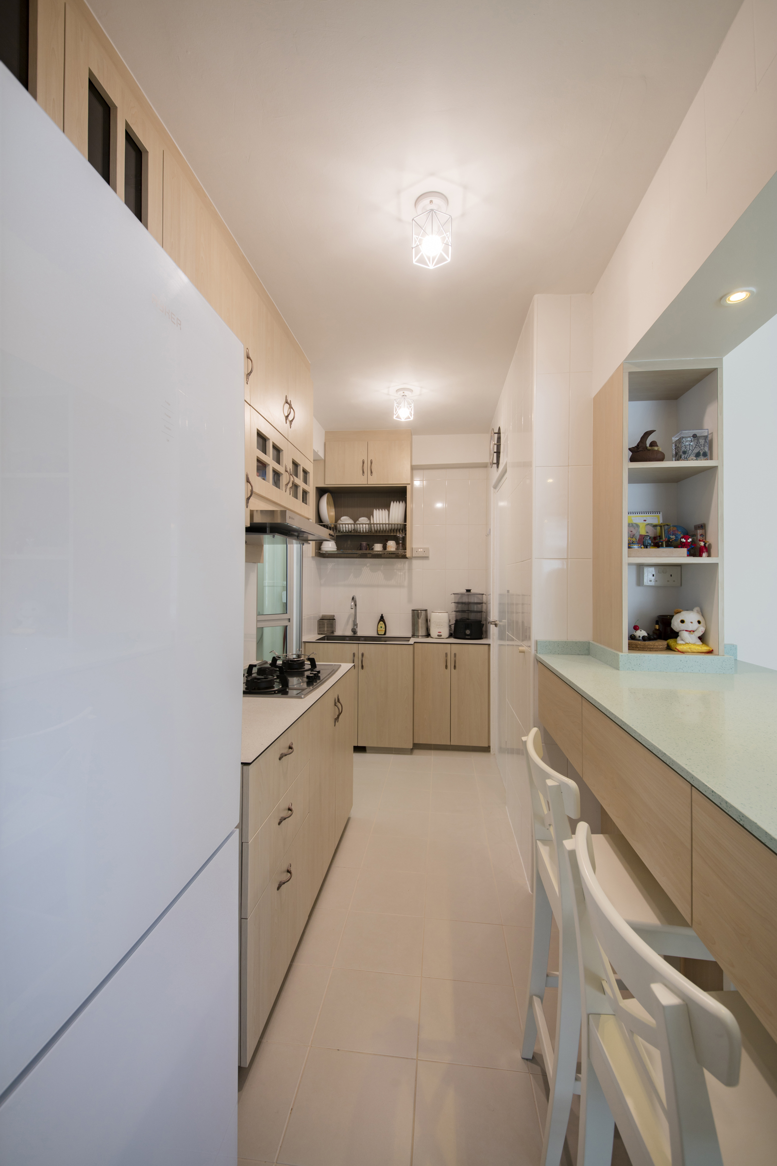 Contemporary, Minimalist, Vintage Design - Kitchen - HDB 3 Room - Design by In2Space Interior Pte Ltd