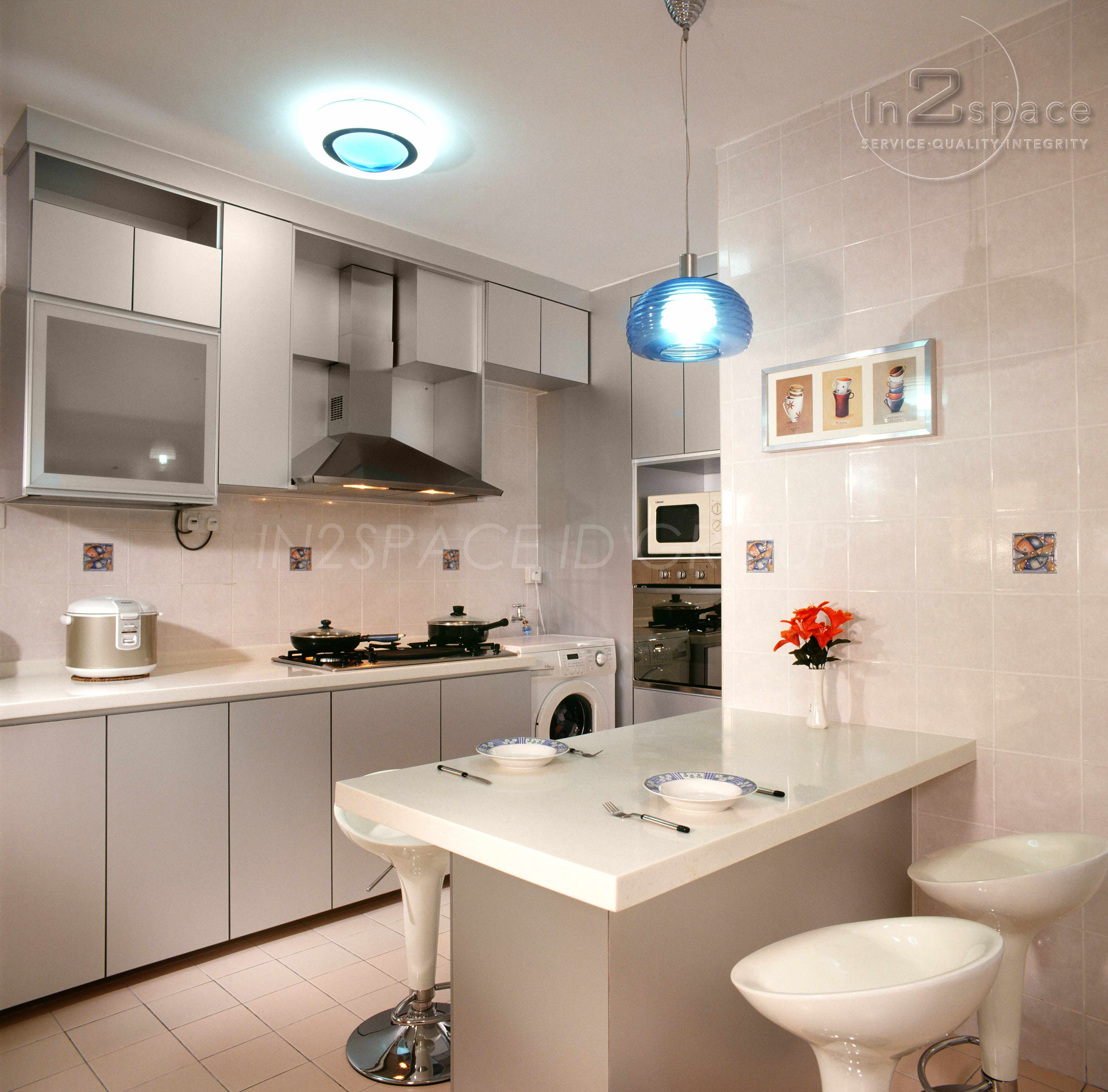 Contemporary, Modern, Scandinavian Design - Kitchen - HDB 4 Room - Design by In2Space Interior Pte Ltd