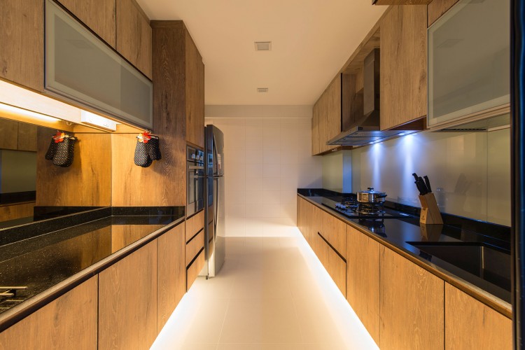 Minimalist, Modern Design - Kitchen - HDB 5 Room - Design by Innerglow Design Pte Ltd