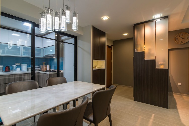 Minimalist, Modern Design - Dining Room - HDB 5 Room - Design by Innerglow Design Pte Ltd