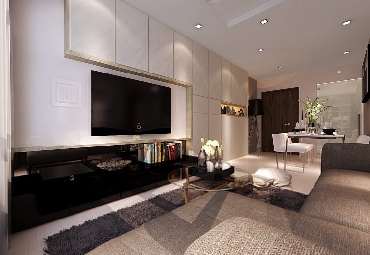Contemporary, Modern Design - Living Room - HDB 3 Room - Design by Innerspace Design Solutions