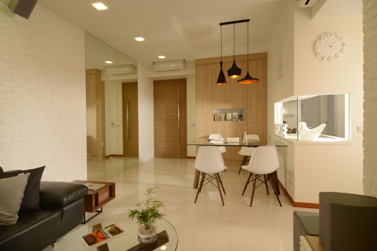 Contemporary, Scandinavian, Tropical Design - Dining Room - Condominium - Design by Inside Living Pte Ltd