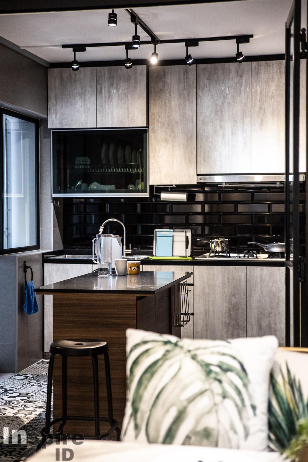 Industrial, Others, Scandinavian Design - Kitchen - HDB 4 Room - Design by Inspire ID Group Pte Ltd