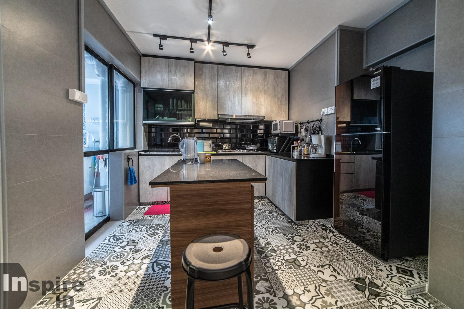 Industrial, Others, Scandinavian Design - Kitchen - HDB 4 Room - Design by Inspire ID Group Pte Ltd