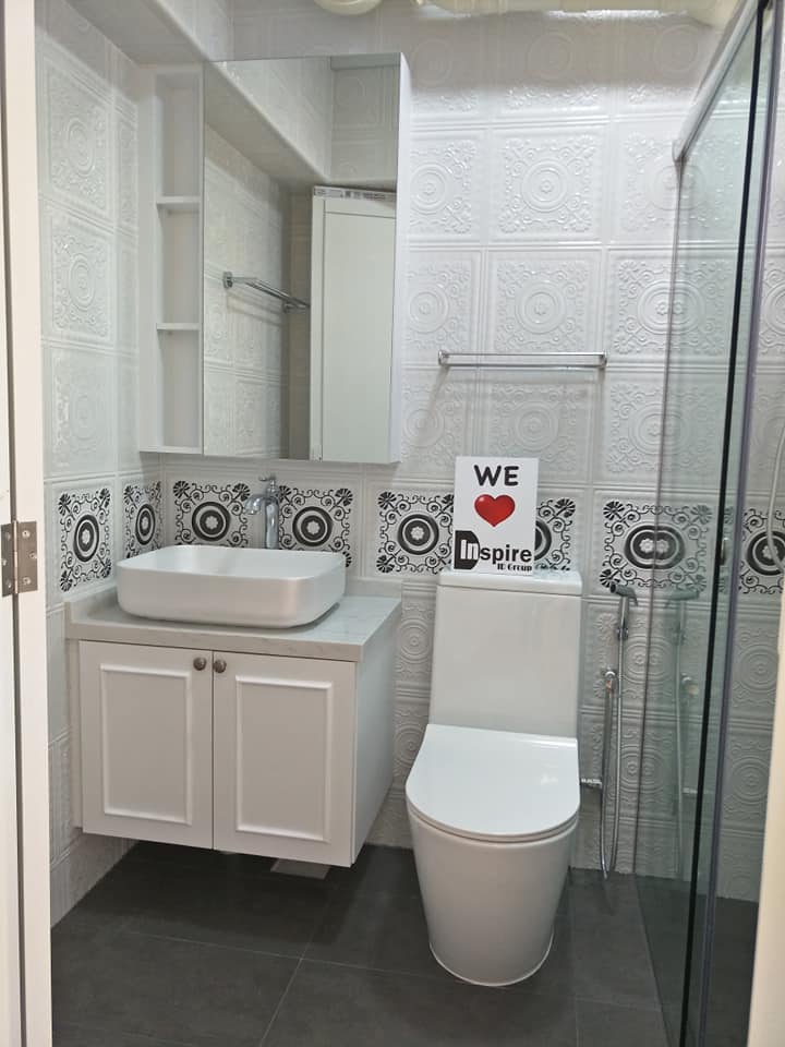 Victorian Design - Bathroom - HDB 4 Room - Design by Inspire ID Group Pte Ltd