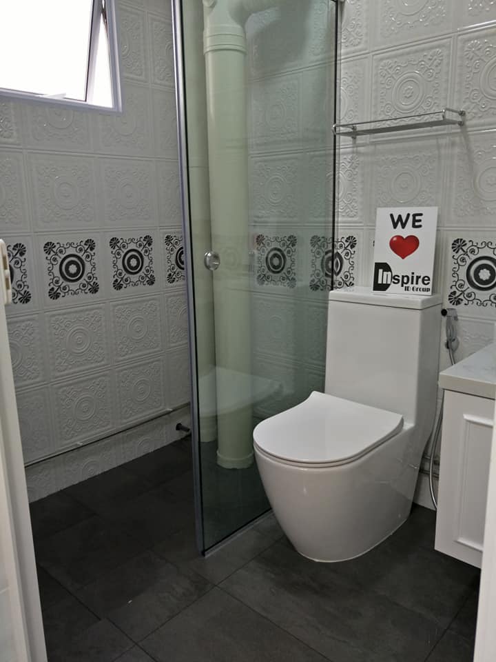 Victorian Design - Bathroom - HDB 4 Room - Design by Inspire ID Group Pte Ltd