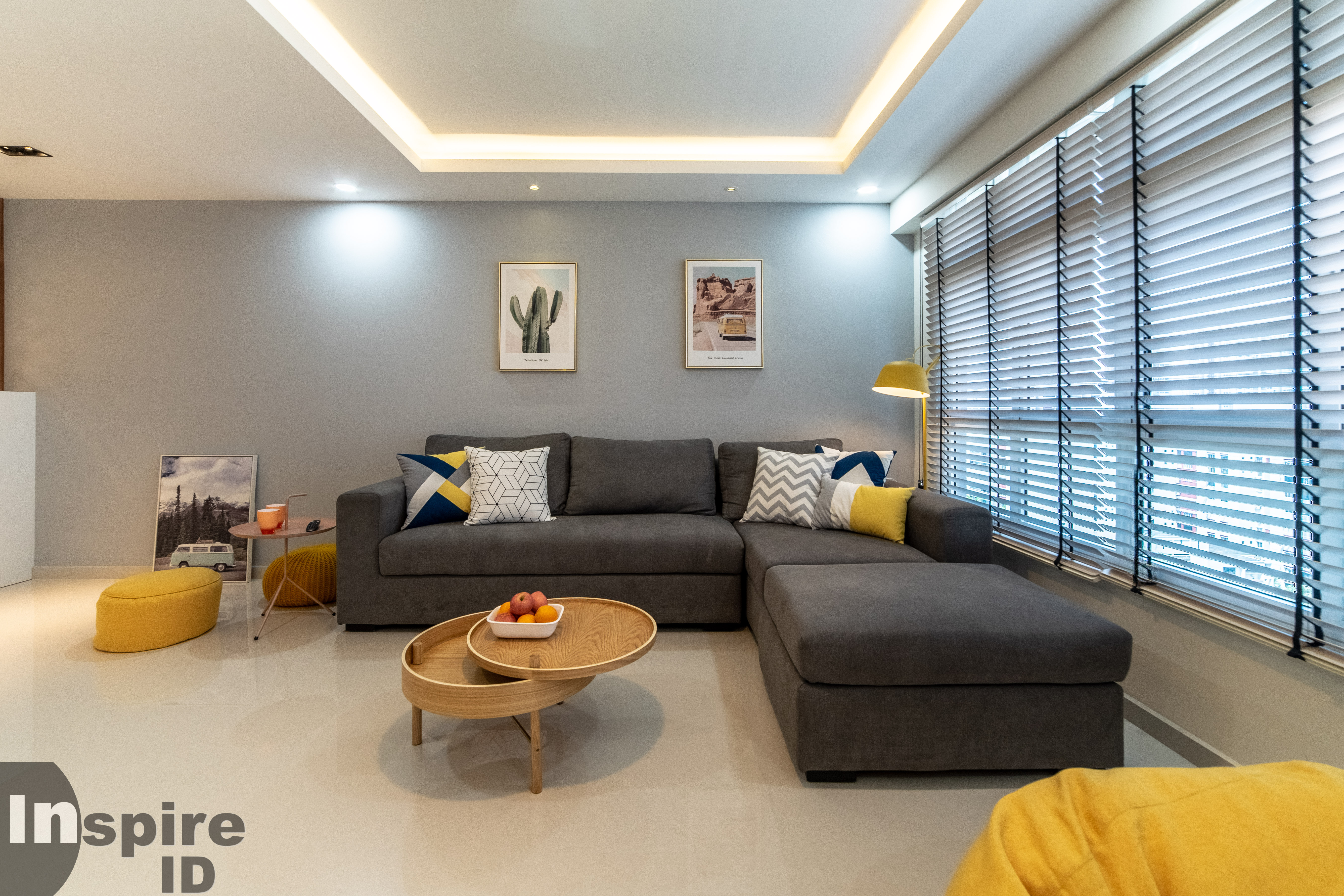 Modern, Scandinavian Design - Living Room - HDB 5 Room - Design by Inspire ID Group Pte Ltd