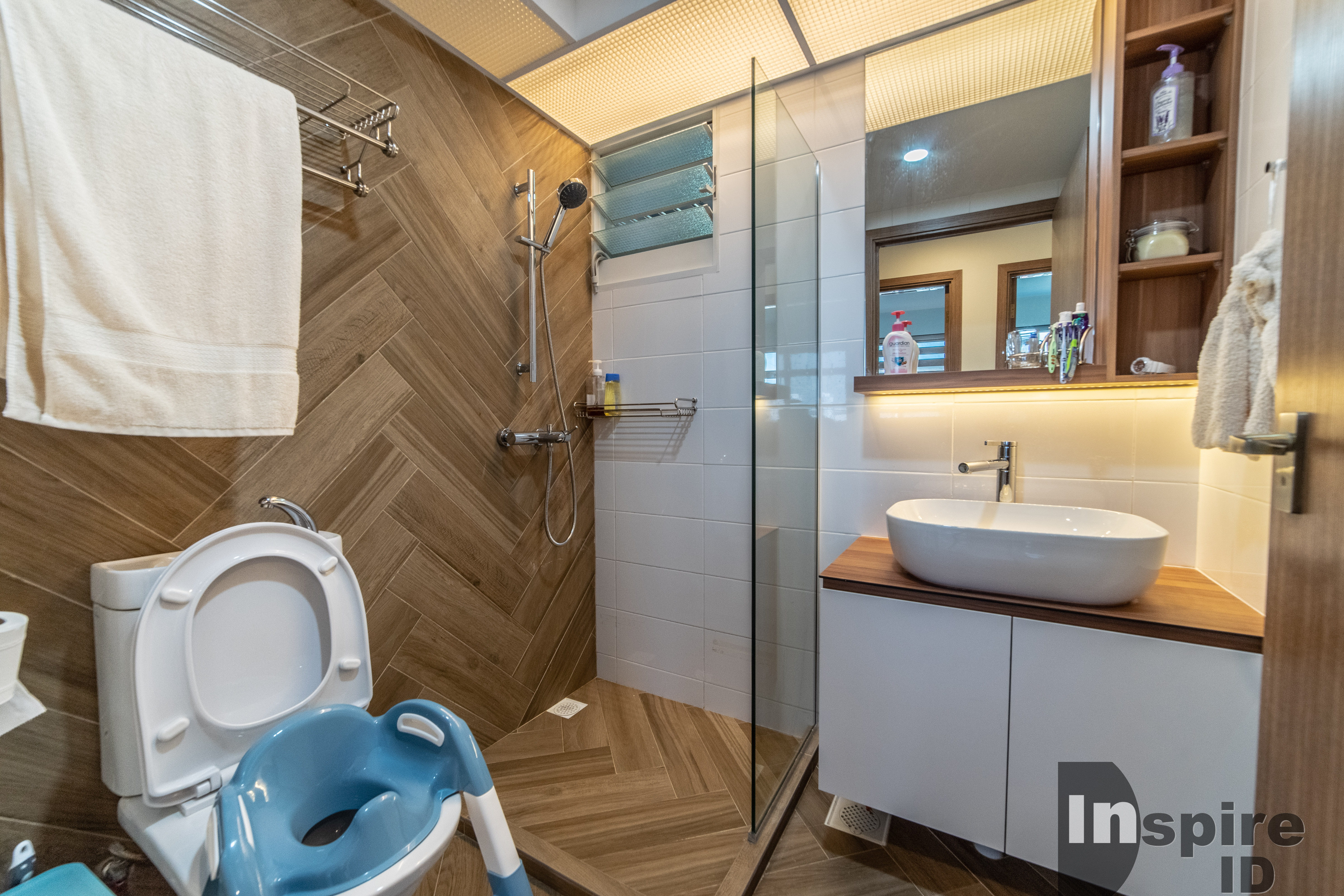 Modern, Scandinavian Design - Bathroom - HDB 5 Room - Design by Inspire ID Group Pte Ltd