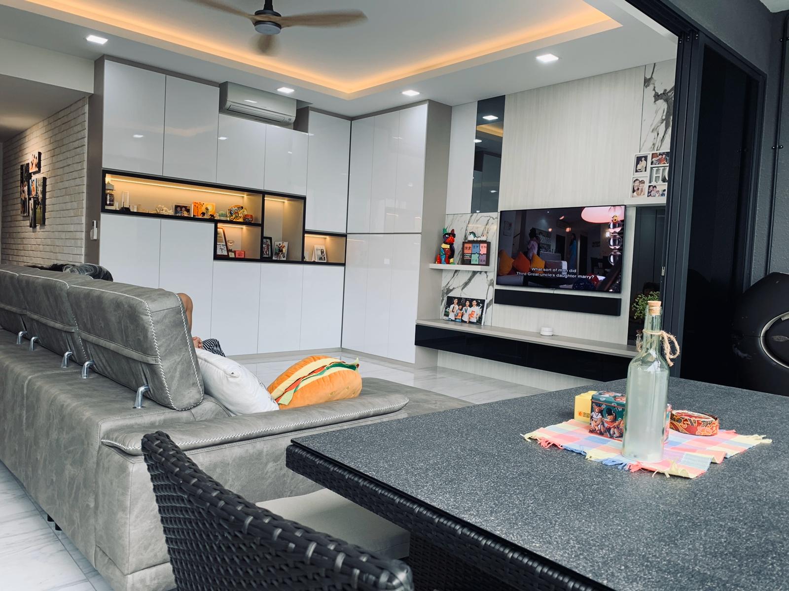 Contemporary, Scandinavian Design - Living Room - Condominium - Design by Inspire ID Group Pte Ltd