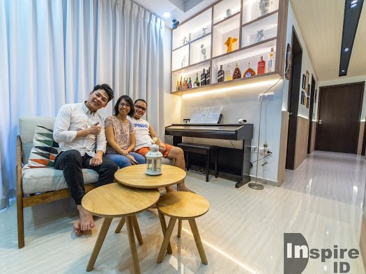 Modern, Scandinavian Design - Living Room - Condominium - Design by Inspire ID Group Pte Ltd