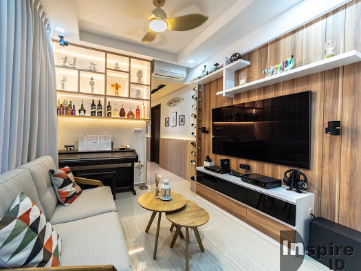 Modern, Scandinavian Design - Living Room - Condominium - Design by Inspire ID Group Pte Ltd