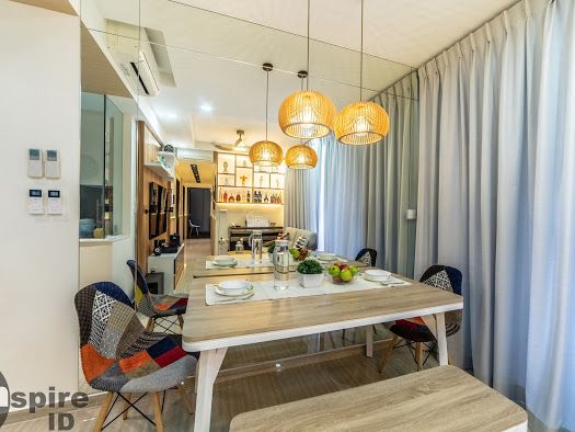 Modern, Scandinavian Design - Dining Room - Condominium - Design by Inspire ID Group Pte Ltd