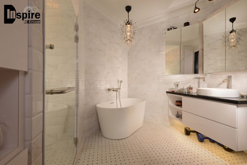 Classical, Victorian Design - Bathroom - Condominium - Design by Inspire ID Group Pte Ltd