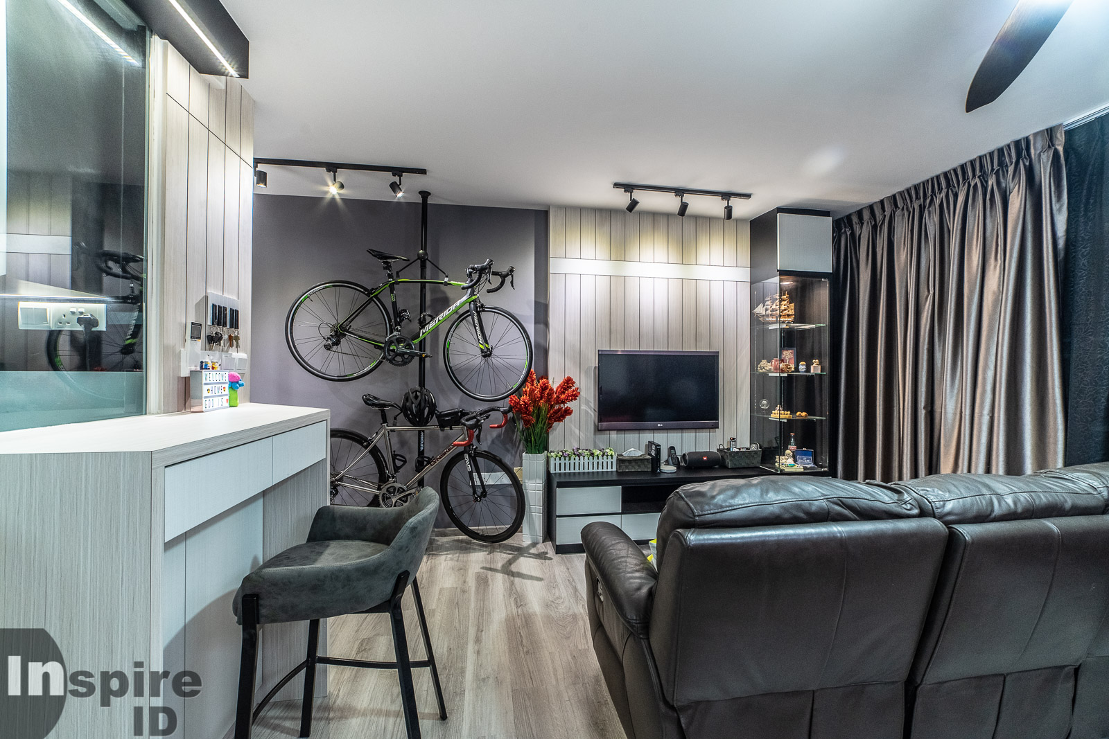 Modern, Scandinavian Design - Living Room - HDB 5 Room - Design by Inspire ID Group Pte Ltd