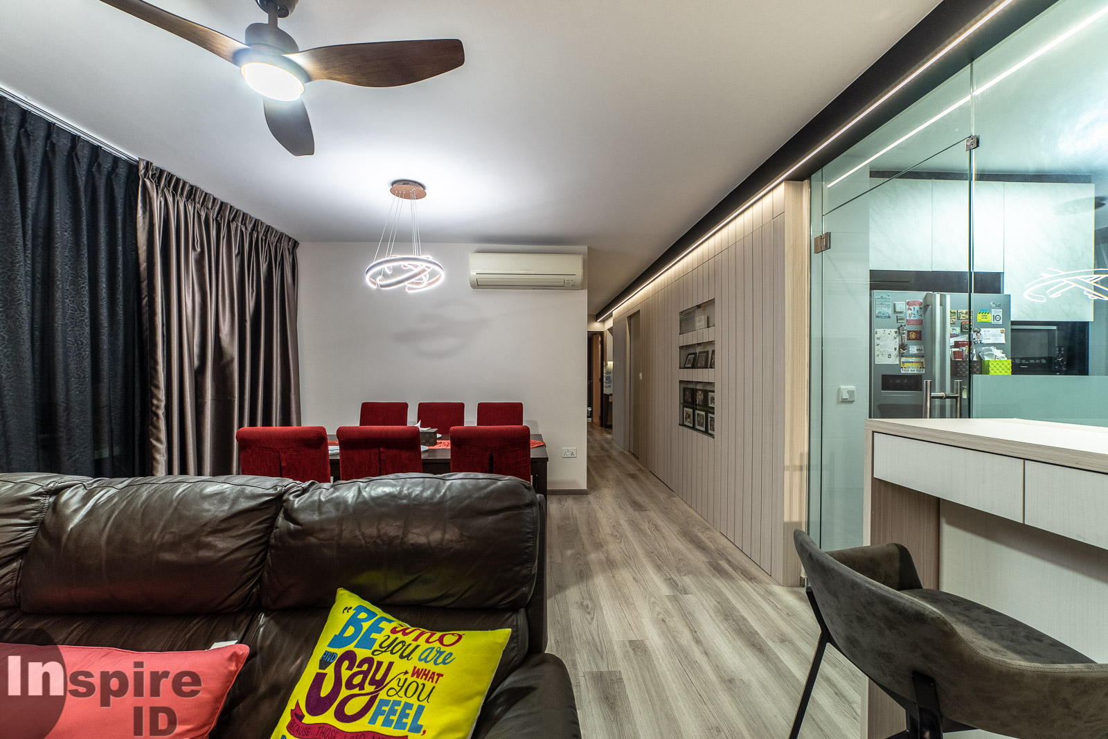 Modern, Scandinavian Design - Living Room - HDB 5 Room - Design by Inspire ID Group Pte Ltd