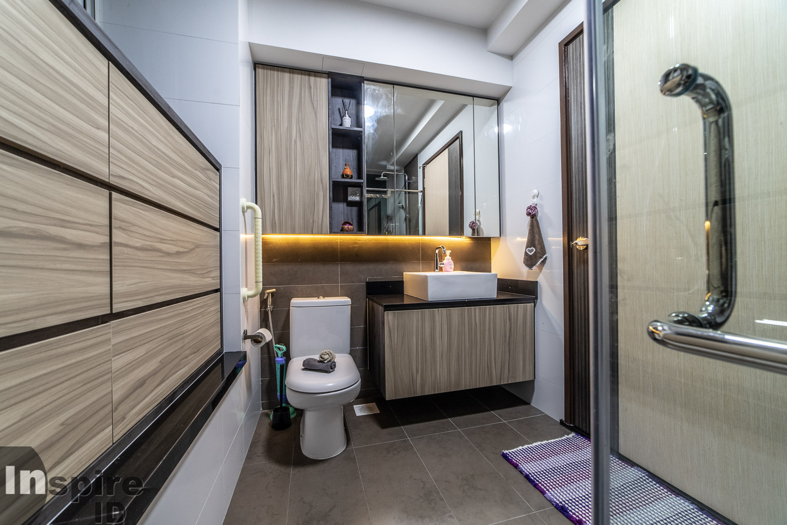 Modern, Scandinavian Design - Bathroom - HDB 5 Room - Design by Inspire ID Group Pte Ltd