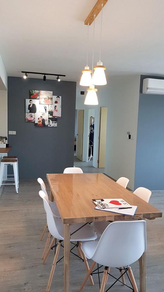 Minimalist, Modern, Scandinavian Design - Dining Room - HDB 4 Room - Design by Inspire ID Group Pte Ltd