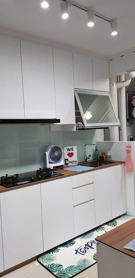 Minimalist, Modern, Scandinavian Design - Kitchen - HDB 4 Room - Design by Inspire ID Group Pte Ltd