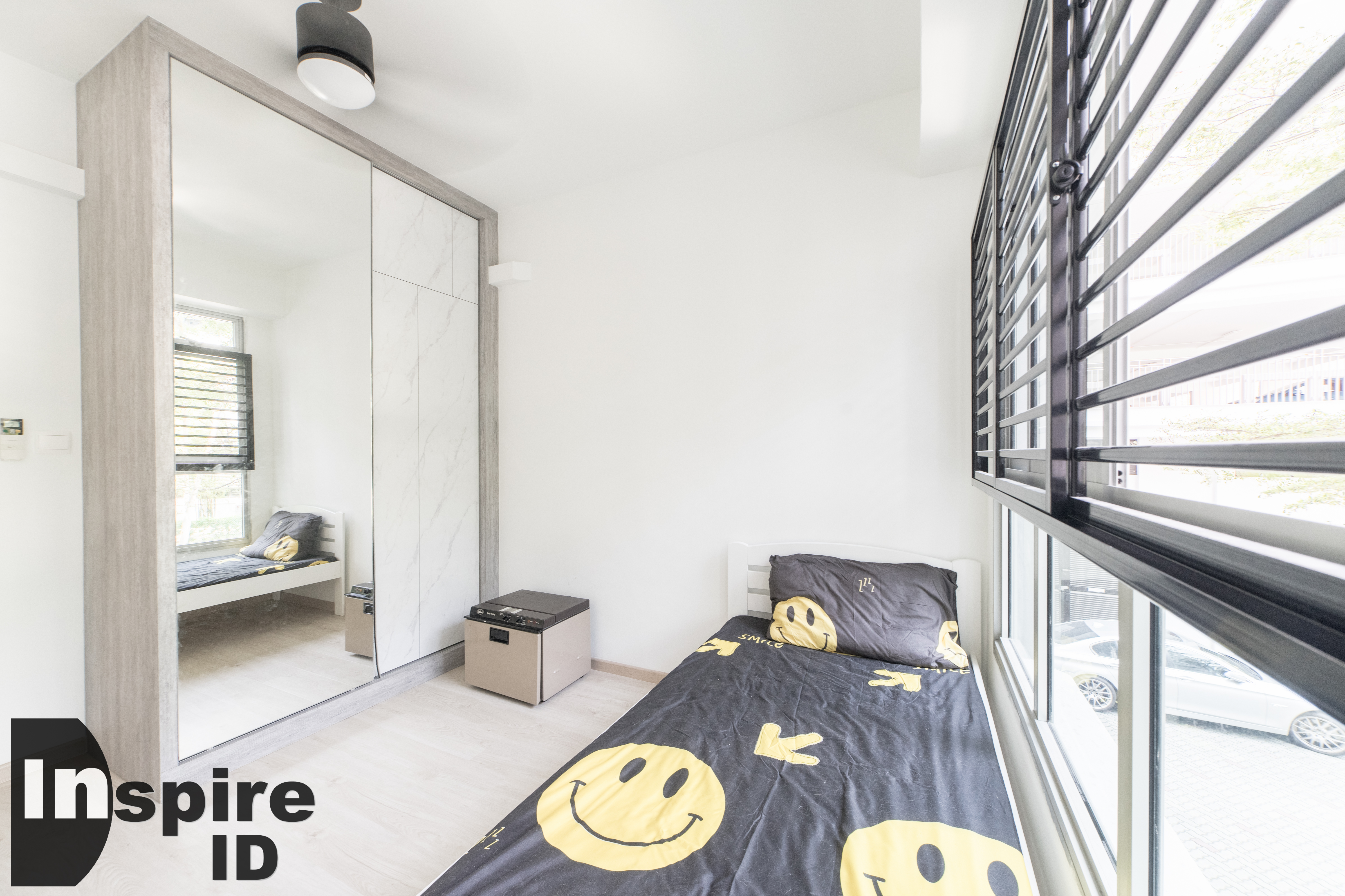 Industrial, Modern, Scandinavian Design - Bedroom - HDB 4 Room - Design by Inspire ID Group Pte Ltd