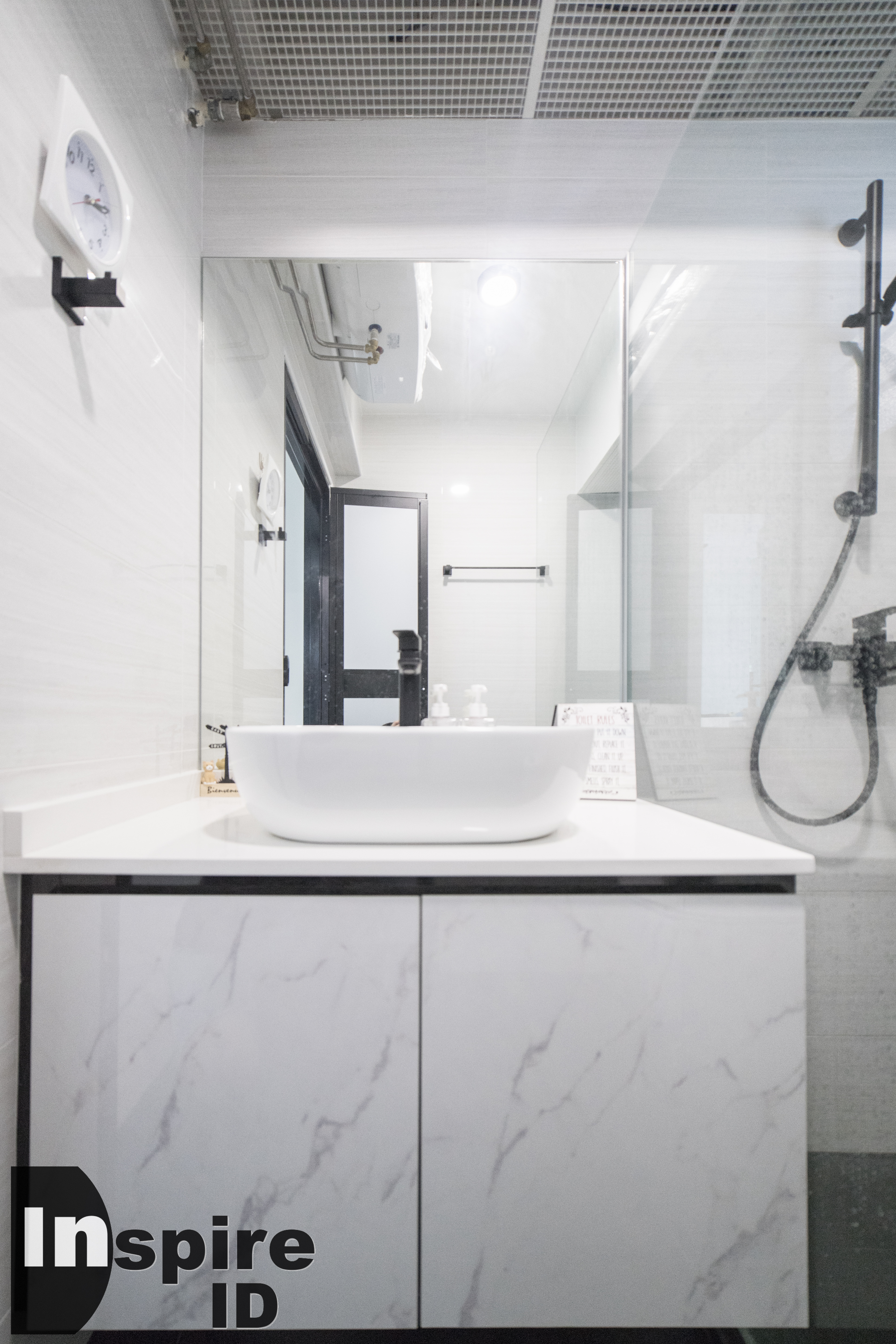 Industrial, Modern, Scandinavian Design - Bathroom - HDB 4 Room - Design by Inspire ID Group Pte Ltd