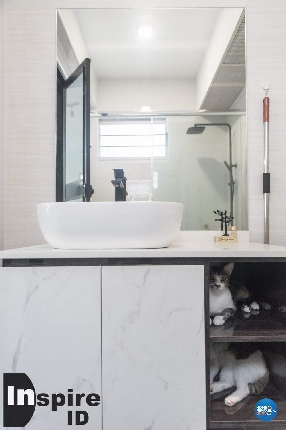 Industrial, Modern, Scandinavian Design - Bathroom - HDB 4 Room - Design by Inspire ID Group Pte Ltd