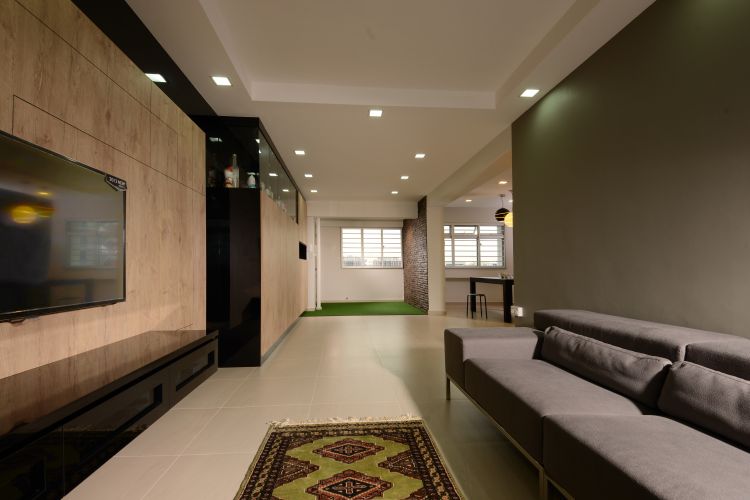 Contemporary, Modern Design - Living Room - HDB 5 Room - Design by Inspire ID Group Pte Ltd