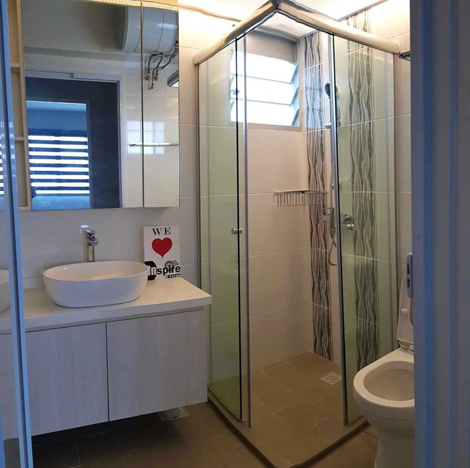 Minimalist, Scandinavian Design - Bathroom - HDB 4 Room - Design by Inspire ID Group Pte Ltd