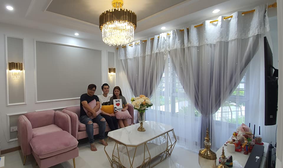 Modern, Victorian Design - Living Room - HDB 4 Room - Design by Inspire ID Group Pte Ltd