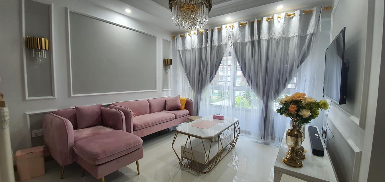 Modern, Victorian Design - Living Room - HDB 4 Room - Design by Inspire ID Group Pte Ltd