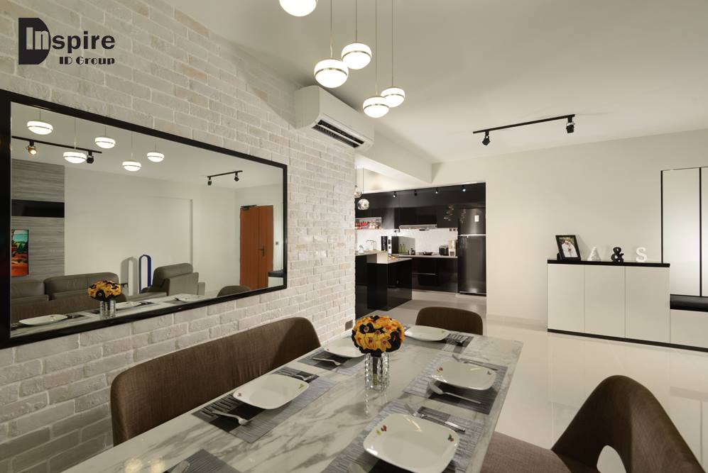 Contemporary, Modern Design - Dining Room - HDB 5 Room - Design by Inspire ID Group Pte Ltd