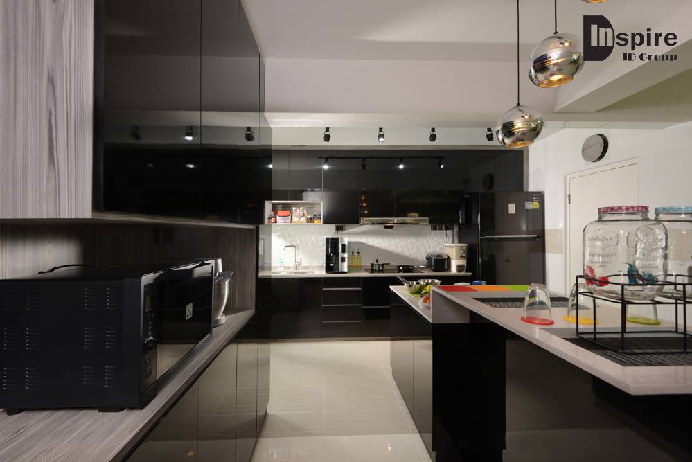 Contemporary, Modern Design - Kitchen - HDB 5 Room - Design by Inspire ID Group Pte Ltd