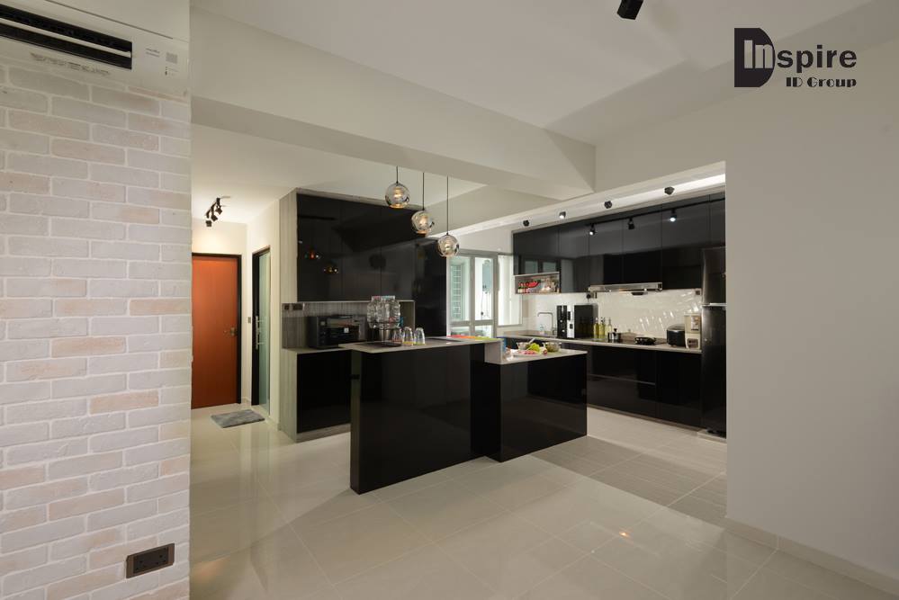 Contemporary, Modern Design - Kitchen - HDB 5 Room - Design by Inspire ID Group Pte Ltd