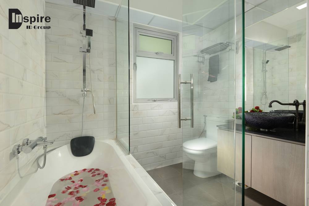 Contemporary, Modern Design - Bathroom - HDB 5 Room - Design by Inspire ID Group Pte Ltd