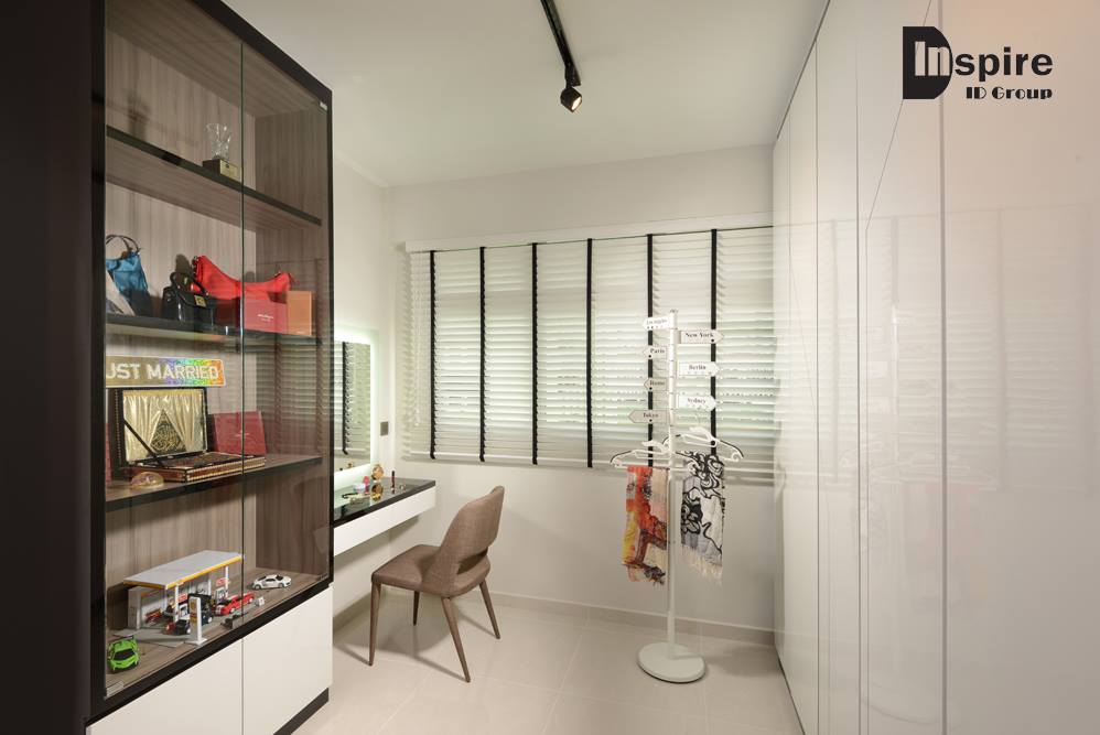Contemporary, Modern Design - Study Room - HDB 5 Room - Design by Inspire ID Group Pte Ltd