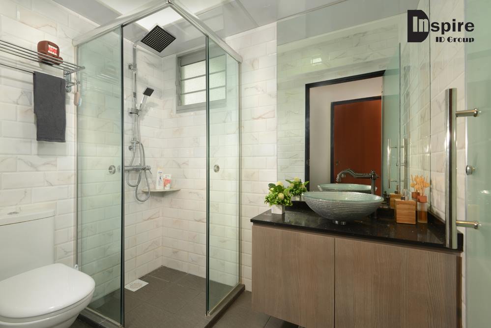 Contemporary, Modern Design - Bathroom - HDB 5 Room - Design by Inspire ID Group Pte Ltd