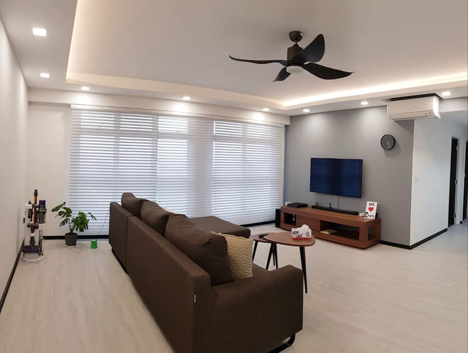 Contemporary, Minimalist, Modern Design - Living Room - HDB 5 Room - Design by Inspire ID Group Pte Ltd