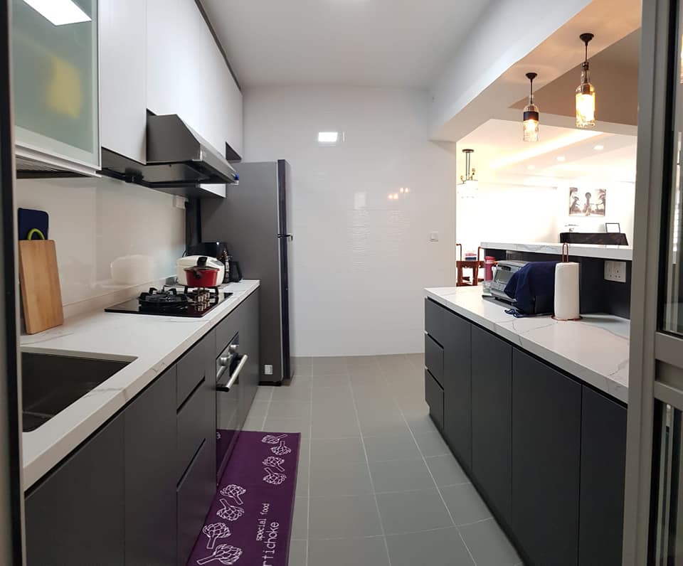 Minimalist, Modern, Scandinavian Design - Kitchen - HDB 5 Room - Design by Inspire ID Group Pte Ltd