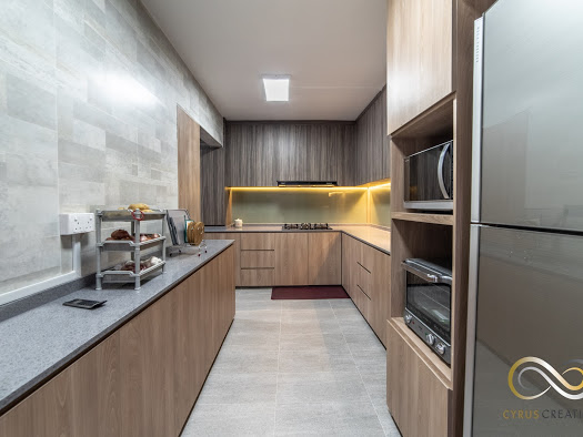 Modern Design - Kitchen - HDB Executive Apartment - Design by Inspire ID Group Pte Ltd