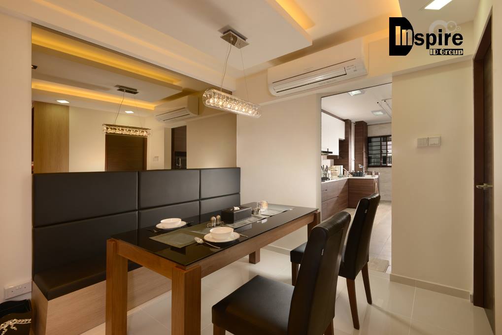 Contemporary, Modern Design - Dining Room - HDB 4 Room - Design by Inspire ID Group Pte Ltd