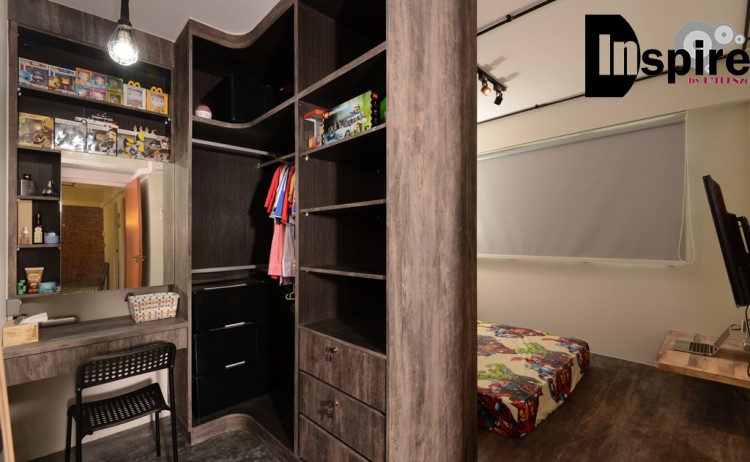 Industrial, Scandinavian Design - Bedroom - HDB 4 Room - Design by Inspire ID Group Pte Ltd