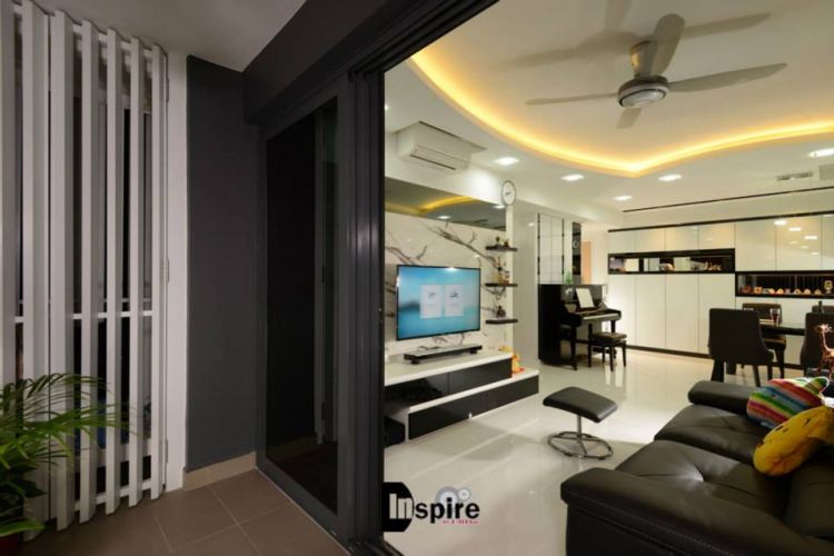 Contemporary, Modern Design - Balcony - Condominium - Design by Inspire ID Group Pte Ltd