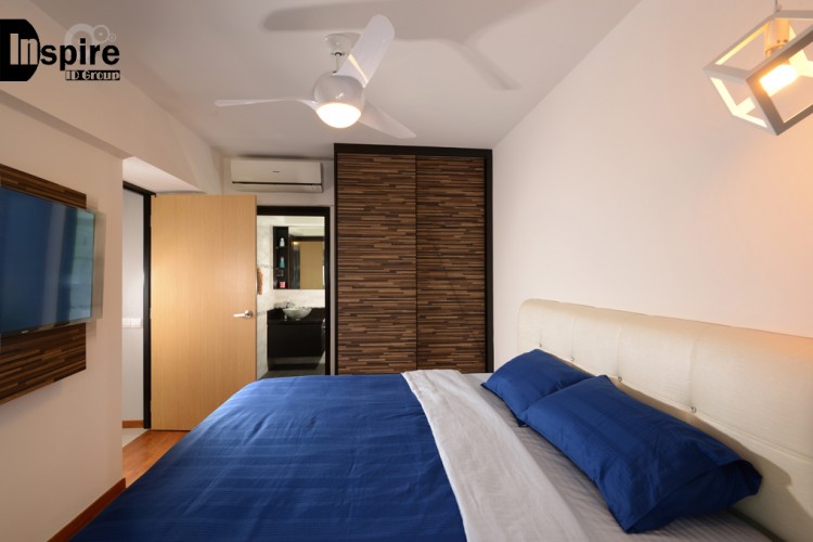 Industrial, Modern Design - Bedroom - HDB 4 Room - Design by Inspire ID Group Pte Ltd