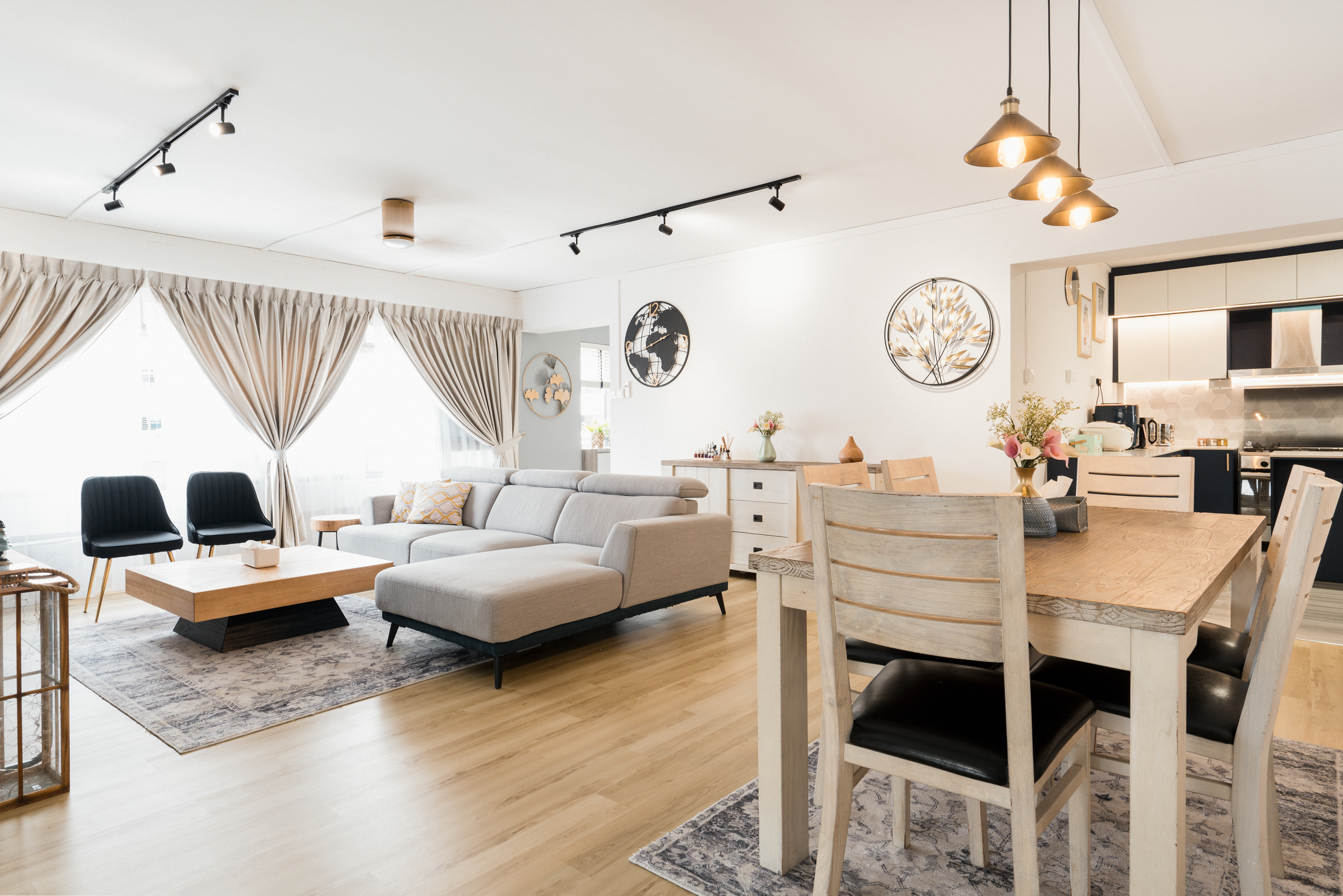 Minimalist, Modern Design - Dining Room - HDB Executive Apartment - Design by Interior Artist Pte Ltd